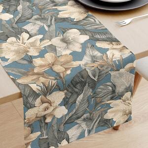 Goldea loneta dekoratív asztali futó - trópusi virágok 35x120 cm