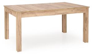 Asztal Houston 691, Craft tölgy, 76x90x160cm, Hosszabbíthatóság, Laminált forgácslap, Közepes sűrűségű farostlemez