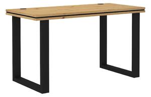 MALITA 2 íróasztal, 138x78x67, tölgy artisan