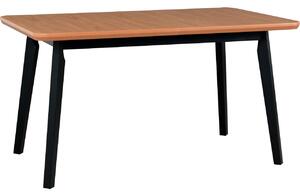 BUTORLINE Asztal OSLO 8 90x160/200 tölgy furnér / fekete
