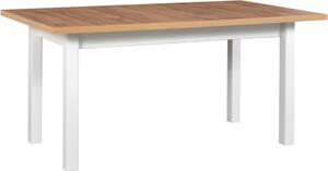 BUTORLINE Asztal MODENA 2 XL 92x160/240 grandson tölgy laminált / fehér