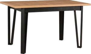 BUTORLINE Asztal IKON 5 artisan tölgy laminált / fekete
