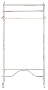 Fehér törölközőtartó állvány 45 x 90 cm CHILLAN
