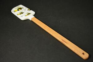 Szilikon spatula fa nyeles 32 cm