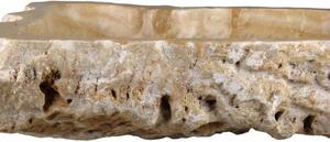 DIVERO Mosdókagyló természetes kő MERAN 45 x 35 cm