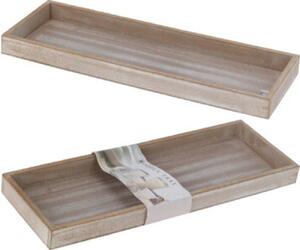 TÁLCA FA 40X14X3,2CM SZÜRKÉS