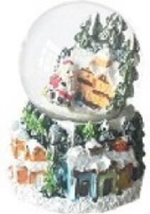 KARÁCSONYI HÓGÖMB 4,5X6X4,5CM