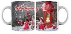 DÍSZÍTETT BÖGRE - BOLDOG KARACSONYT 350ML