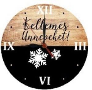 FALIÓRA-KARÁCSONYI DEKORÁCIÓ - KELLEMES UNNEPEKET! 28CM