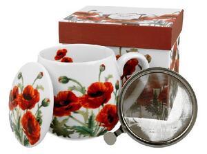 BÖGRE HORDÓ SZŰRŐS 430ML PORCELÁN CLASSIC POPPIES