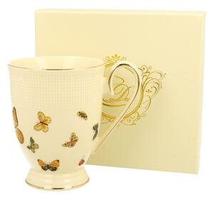 BÖGRE PORC. ECRU BUTTERFLIES 400ML
