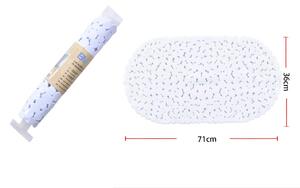 SZŐNYEG PVC CSÚSZÁSGÁTLÓS 36X71CM, FEHÉR