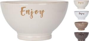 MÜZLIS TÁL STONEWARE "ENJOY" 850ML 4F