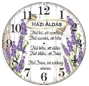 FALI ÓRA LEVENDULÁS "HÁZI ÁLDÁS"