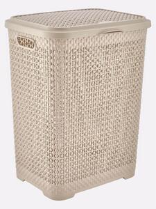 SZENNYESTARTÓ KOSÁR FEDELES MŰA. 55L VEGYES SZÍN"PEARL" 54,3*34,5*41CM
