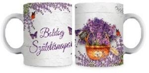 BÖGRE LEVENDULÁS "BOLDOG SZÜLETÉSNAPOT" 2F