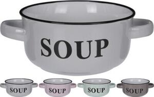 LEVESES TÁL FÜLES "SOUP" 490ML / 18X13X6,5CM 4F