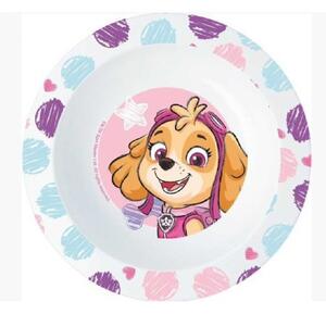 MÉLYTÁNYÉR MIKRÓZHATÓ MŰA. 22CM PAW PATROL LÁNY