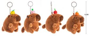 CAPYBARA PLÜSS KULCSTARTÓ 12CM 4F