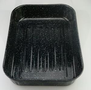 TEPSI FEKETE ZOMÁNC MÉLY M:8,3 CM SZ: 30CM H: 42CM