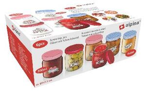 BEFŐTTES ÜVEG CSAVAROS TETŐVEL 6DB 200ML 7X7,5CM ALPINA