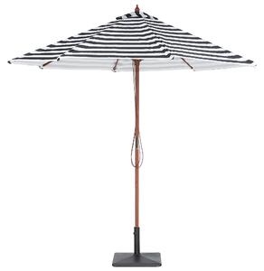 Fekete és fehér napernyő ⌀ 260 cm FERENTILLO