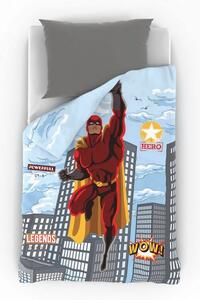 Kvalitex Superhero pamut ágynemű, 140 x 200 cm, 70 x 90 cm