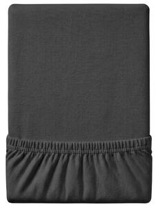 Jersey sötétszürke lepedő EXCLUSIVE 200 x 220 cm