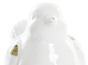 Figura cserép 19x11x14 virágos fehér (készletről)