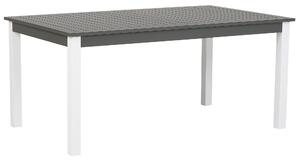Kihúzható szürke alumínium étkezőasztal 168/248 x 100 cm PANCOLE