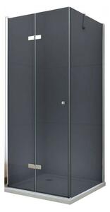 Mexen Lima zuhanykabin 120x90cm, 6mm üveg, króm profil-szürke üveg, 856-120-090-01-40