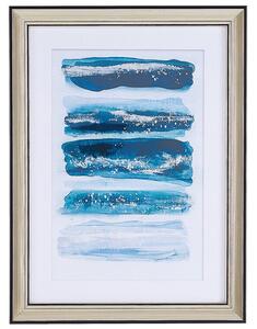 Kék keretezett kép 30 x 40 cm FERATE