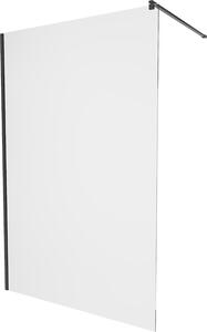 Mexen Kioto zuhanyszekrény WALK-IN 8mm, 60x200 cm, átlátszó üveg / fekete profil, 800-060-101-70-00