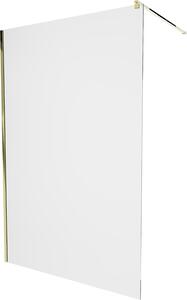 Mexen Kioto zuhanyszekrény WALK-IN 8mm, 50x200 cm, átlátszó üveg / arany profil, 800-050-101-50-00
