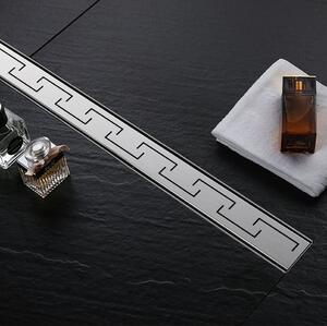 Rea Linear rozsdamentes lefolyó 90 cm-es modell görög, REA-G0111