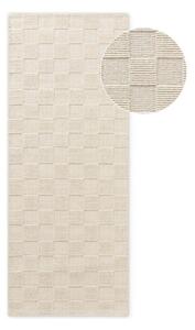 Krémszínű kézi szövésű gyapjú futószőnyeg 80x200 cm Scala – Villeroy&Boch