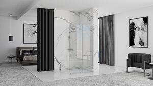 Rea - Cortis eltolható zuhanyparaván 100x195cm, 6mm üveg, átlátszó üveg / króm profil, REA-K7210