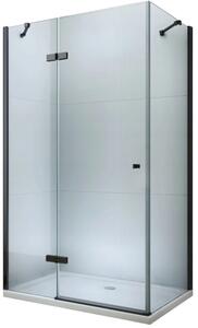 Mexen ROMA zuhanykabin 90x90cm, 6mm üveg, fekete profil-átlátszó üveg, 854-090-090-70-00