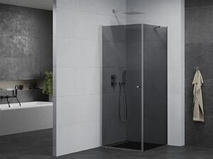 Mexen Pretoria zuhanykabin 70x70cm, 6mm üveg, króm profil-szürke üveg, 852-070-070-01-40