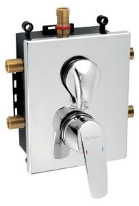 Novaservis Metalia 56 Fal alatti csaptelep 3 dobozos kimenettel, BOX56052RX, 0