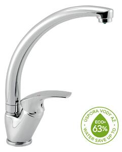 Novaservis Metalia ECO + szabadon álló mosogató csaptelep, króm, 57014,0E
