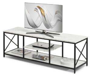 Z0ND0 TV asztal/szekrény Jukky Stol Rtv (fehér márvány + fekete). 1111724