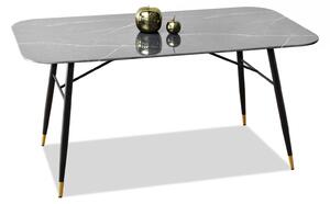 Z0ND0 Étkezőasztal Barno (szürke + fekete). 1111736