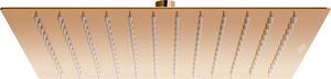 Mexen Slim rozsdamentes acél zuhanyfej 30 x 30 cm, rózsaszín-arany, 79130-60