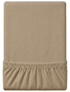 Jersey bézs lepedő EXCLUSIVE 90x200 cm