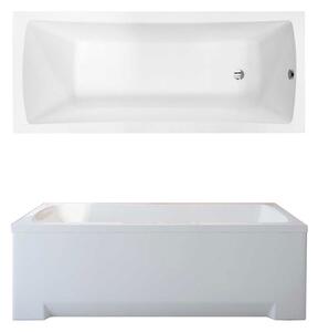 Besco Optima egyenes akril fürdőkád 140x70 - WAO-140-PK