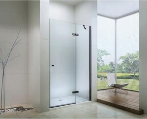 Mexen ROMA zuhany nyílóajtó 80 cm, fekete-átlátszó, 854-080-000-70-00