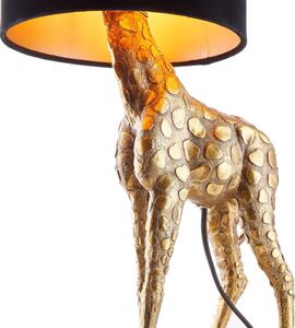 RAFFA asztali lámpa, arany zsiráf