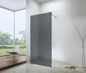 Mexen zuhanyszekrény WALK-IN, 6 mm-es üveg, 50 cm, króm profil, szürke üveg, 850-050-000-01-40