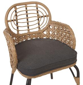 Kerti szék készlet (6 db.) Praza (természetes). 1082014